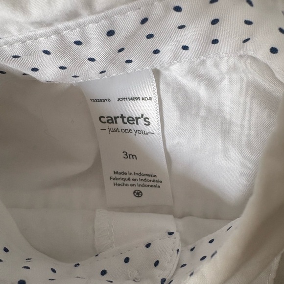 Carter's Peach Ruffled Overalls - Picture 10 of 12